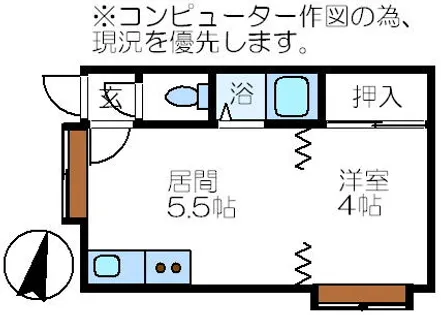 ラ・モンターニュ【3階】の間取り