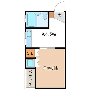 明治第一ビル【2階】の間取り