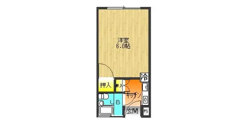 ハイツT&F【2階】の間取り