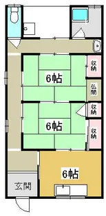 京都府宇治市五ケ庄大林【一戸建】の間取り