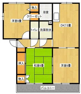 コンフォート八枝【B201号室】の間取り