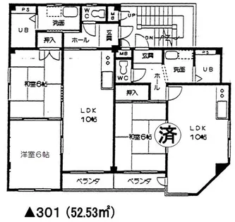 アネックス柴田【201号室】の間取り