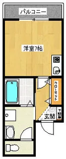 アンセルモ西明石【205号室】の間取り