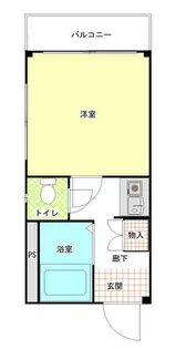 大阪府大阪市淀川区東三国1丁目【マンション】の間取り