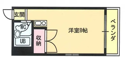 メゾン森岡【4階】の間取り