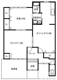 愛知県名古屋市西区秩父通2丁目【一戸建】の間取り