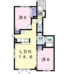 紫陽花【1階】の間取り