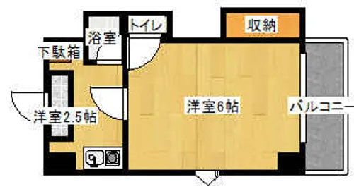 ウインライフ滝井【601号室】の間取り