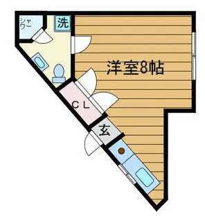大阪府吹田市東御旅町【アパート】の間取り
