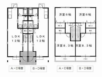 メイユール【A号室】の間取り