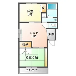 ポニーハイツ【301号室】の間取り