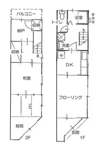 愛知県名古屋市中川区西日置町【一戸建】の間取り