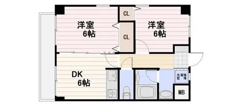 カサデピナール【5階】の間取り