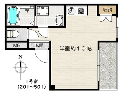 兵庫県明石市本町2丁目【マンション】の間取り