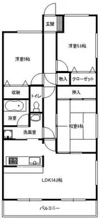 藤和シティホームズ池田井口堂【2階】の間取り