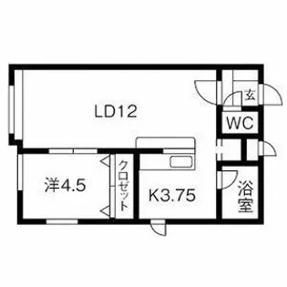 ウエストポート24【3階】の間取り