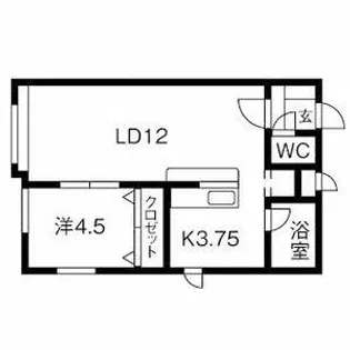 ウエストポート24【3階】の間取り