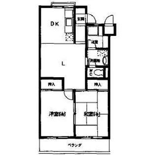 メゾン椿【203号室】の間取り
