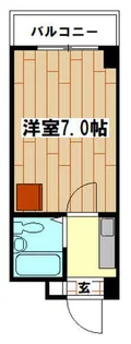 一木ビル【4階】の間取り