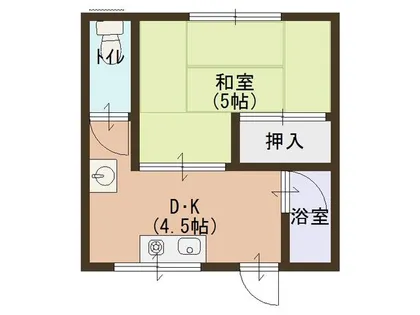 ハイム志染【B号室】の間取り