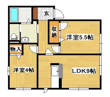 サンアネックス竹末【201号室】の間取り