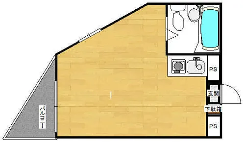 メゾンド・パリ【502号室】の間取り