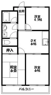 シュロスインレット【2階】の間取り