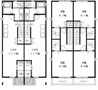レガーロショコラ【B号室】の間取り