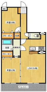ステラ東町【302号室】の間取り