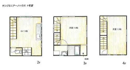 サンジミニアーノ・ハウス【1階】の間取り