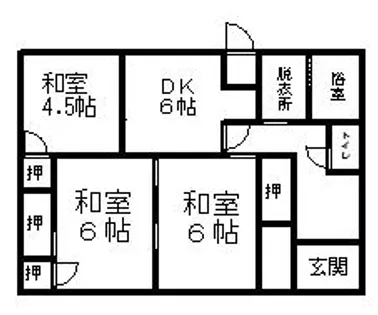 福岡県久留米市御井町【一戸建】の間取り