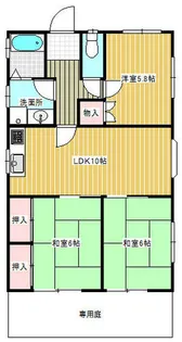 兵庫県神戸市東灘区魚崎北町2丁目【アパート】の間取り