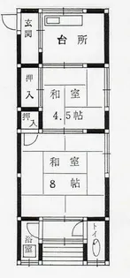 マンション松久【2階】の間取り