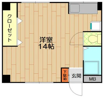 リバーサイド摩耶【3階】の間取り
