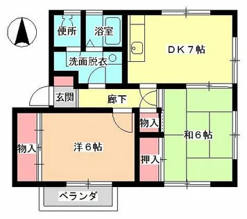 メゾンコクヨ【-号室】の間取り