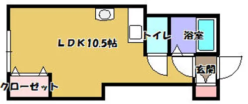 アスター【202号室】の間取り