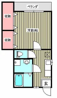 エスペランサ弐番館C棟【101号室】の間取り