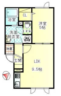 エターナルⅡ【2階】の間取り
