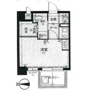ピュアドーム天神アクロス【10階】の間取り