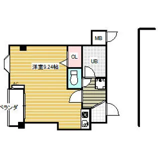 メゾンあぶの【205号室】の間取り