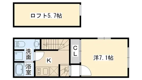 ピコラカーサ【L号室】の間取り