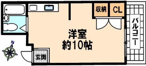 兵庫県神戸市灘区篠原台【マンション】の間取り