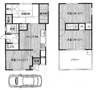 大阪府堺市西区鳳南町5丁【一戸建】の間取り