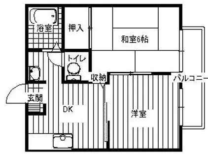 ハオスフロイデ【A101号室】の間取り