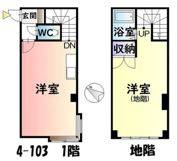 マグノリア4【103号室】の間取り