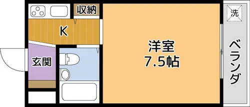 ラフィナート【702号室】の間取り