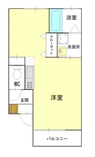 グロリアス篠原【202号室】の間取り