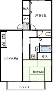 兵庫県赤穂市元禄橋町【アパート】の間取り