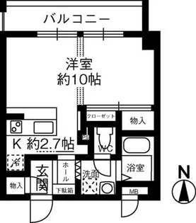 セレーナ塚口【2階】の間取り