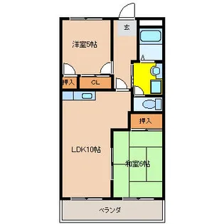 チャーリーブラウンTA【2階】の間取り